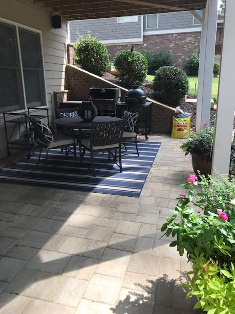 Sand Dune Remodel pavers over existing concrete