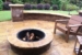 Silver Creek pavers with Lakeland Seat Walls- Grand fire pit with cap